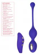 CalExotics E-stim Dual Kegel Exerciser - вагинальные шарики с электростимуляцией, 3,25 см photo 7