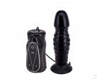 Seven Creations Pleasure Thrust Vibrating Butt Plug - анальна вібропробка з поштовховими рухами, photo 1