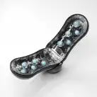 Мастурбатор Tenga FLIP ORB STRONG - Blue Rush photo 4