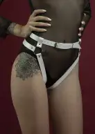 Гартери Feral Fillings - Belt Briefs білі photo 2