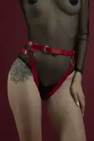 Гартери Feral Fillings - Belt Briefs червоні photo 1