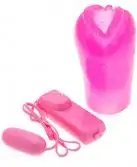 Вагина с вибратором PUSSY LIPS PINK photo 1