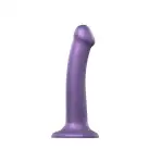 Насадка для страпону Strap-On-Me Mono Density Dildo Violet M, діам. 3,3 см, одношаровий силікон photo 1