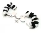 Наручники FURRY CUFFS - ZEBRA photo 2