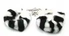 Наручники FURRY CUFFS - ZEBRA photo 4
