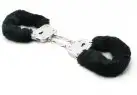 Наручники BEGINNERS FURRY CUFFS - BLACK photo 1