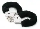 Наручники BEGINNERS FURRY CUFFS - BLACK photo 3
