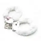 Наручники BEGINNERS FURRY CUFFS - WHITE photo 4