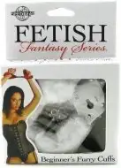 Наручники BEGINNERS FURRY CUFFS - WHITE photo 6