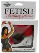 Наручники BEGINNERS FURRY CUFFS - RED photo 6