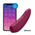 Вакуумний кліторальний стимулятор Satisfyer Curvy 1+ Rose Red з керуванням через інтернет photo 1