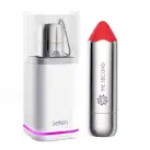 Вібропуля Leten The Second Blazing red з індукційною зарядкою, водонепроникна, дуже потужна photo 1