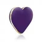 Вибратор-сердечко Rianne S: Heart Vibe Purple, 10 режимов работы, медицинский силикон photo 2