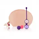 Набор вагинальных шариков Rianne S: Pussy Playballs Nude, вес 15г, 25г, 35г, 55г, монолитные photo 1