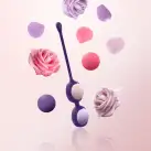 Набор вагинальных шариков Rianne S: Pussy Playballs Coral, вес 15г, 25г, 35г, 55г, монолитные photo 4