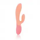 Вібратор-кролик Rianne S: Xena Peach/Coral, 10 режимів, медичний силікон, подарункове паковання photo 2