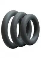 Набір ерекційних кілець Doc Johnson OptiMALE 3 C-Ring Set Thick photo 1