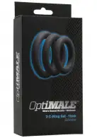 Набір ерекційних кілець Doc Johnson OptiMALE 3 C-Ring Set Thick photo 2
