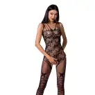 Ажурный бодистокинг с интимными вырезами Passion BS076 black photo 1