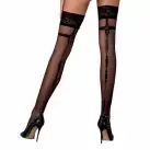 Чулки с узорным швом сзади Passion ST114 nero 5 (20 den) photo 1