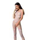 Ажурный бодистокинг с интимными вырезами Passion BS076 white photo 1