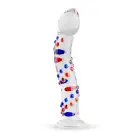 Скляний дилдо з вигинами і малюнком Gildo Glass Dildo No. 3 photo 1